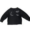 Children's letter hoodie, baby autumn top, boys' 2024 autumn new Korean-style children's clothing simple and trendy letter hoodie Item Picture